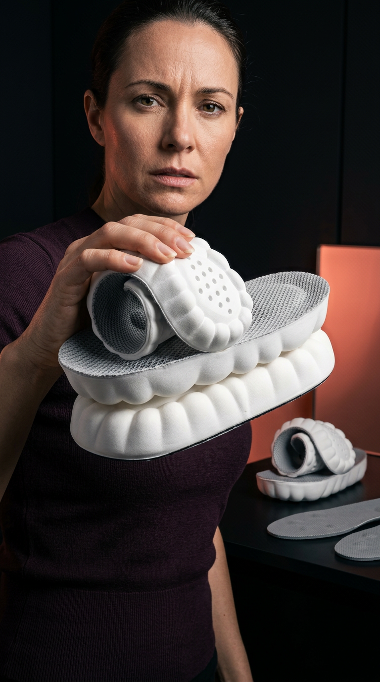 Plantillas ortopedicas masajeadora