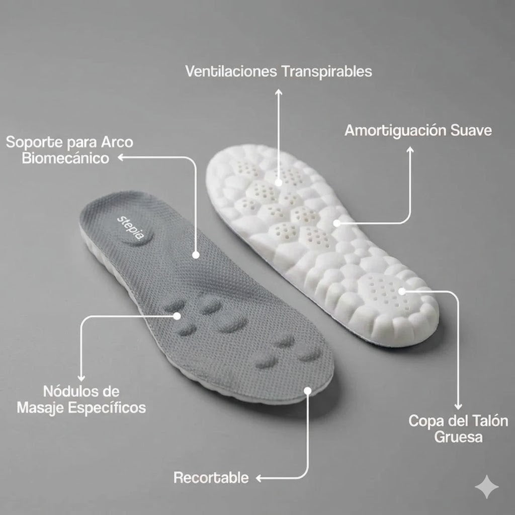 Plantillas ortopedicas masajeadora